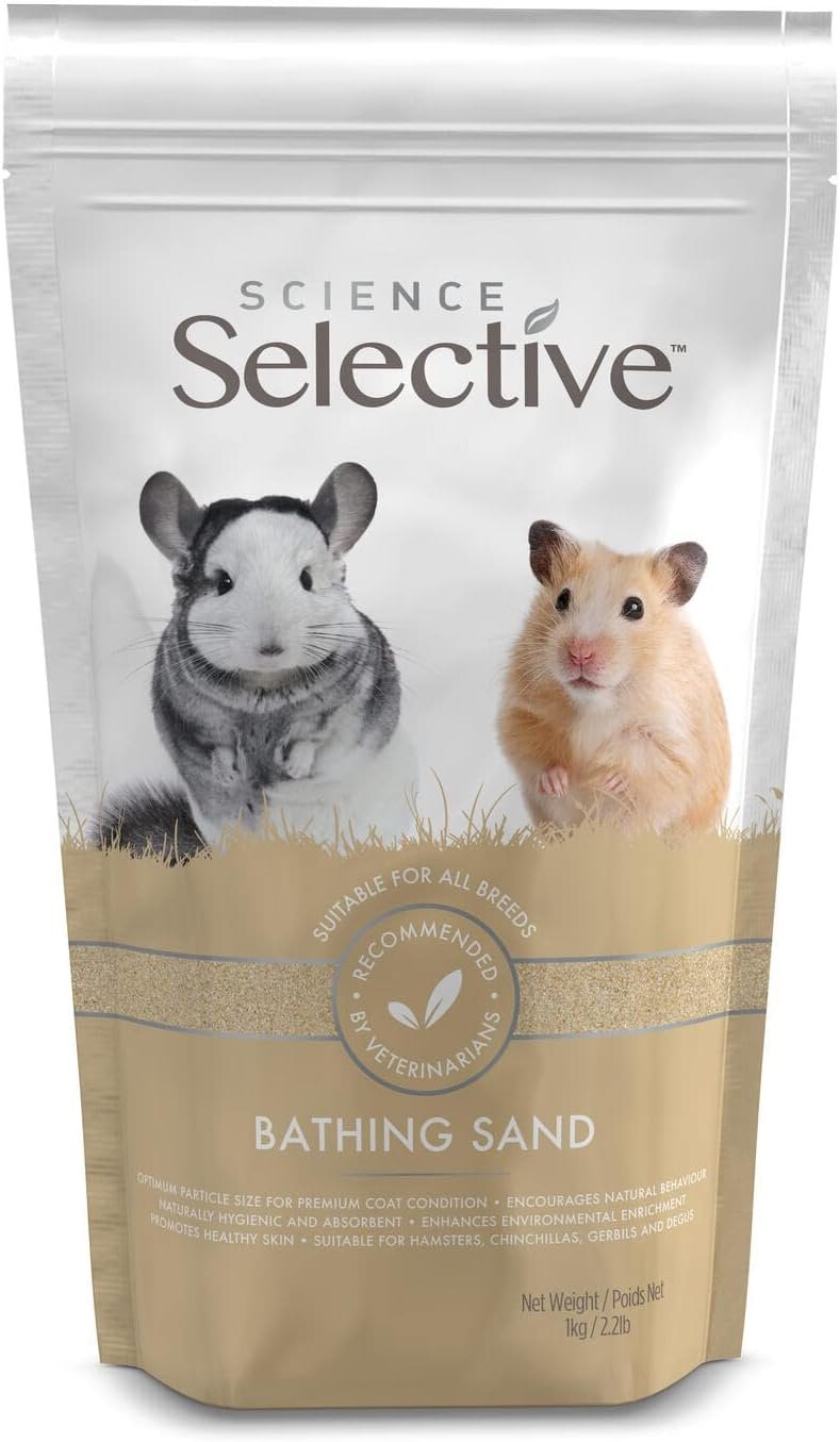 Supreme Petfoods Science Selective Bathing Sand for Hamsters, Gerbils, Chinchillas & Degu