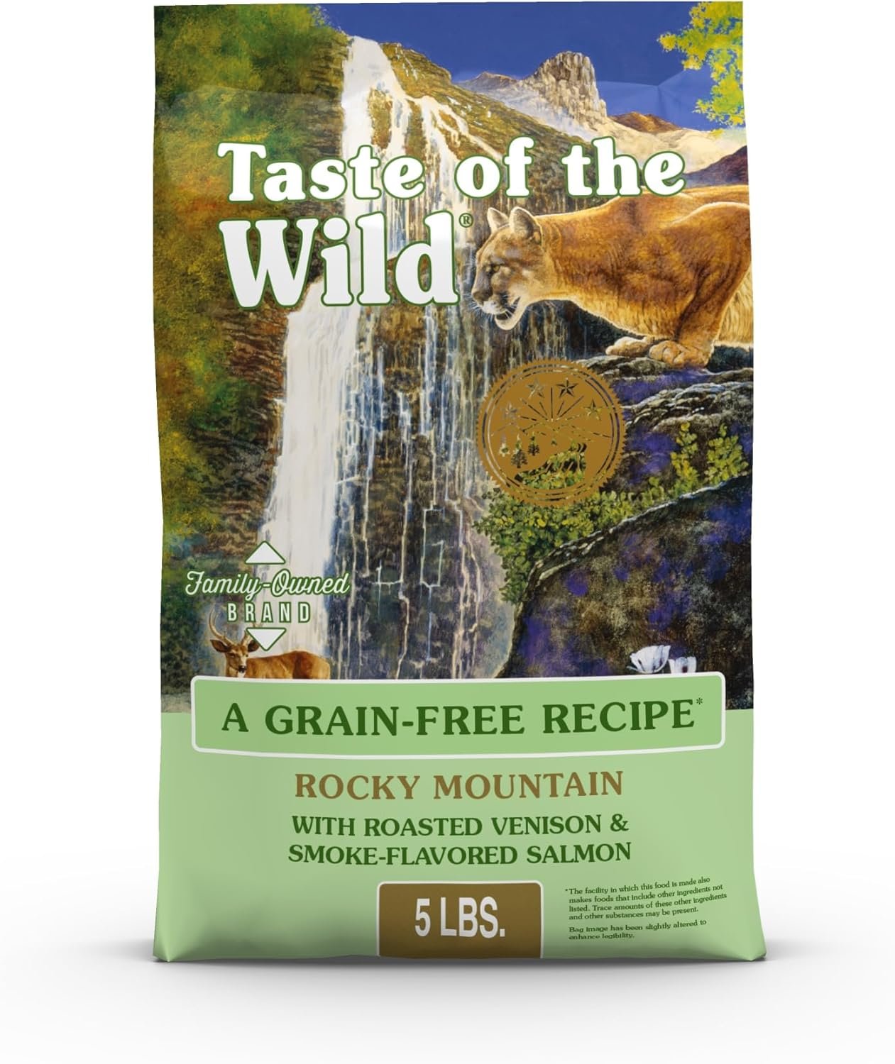 Taste Of The Wild Rocky Mountain Grain-Free Dry Cat Food With Roasted Venison & Smoke-Flavored Salmon 5lb