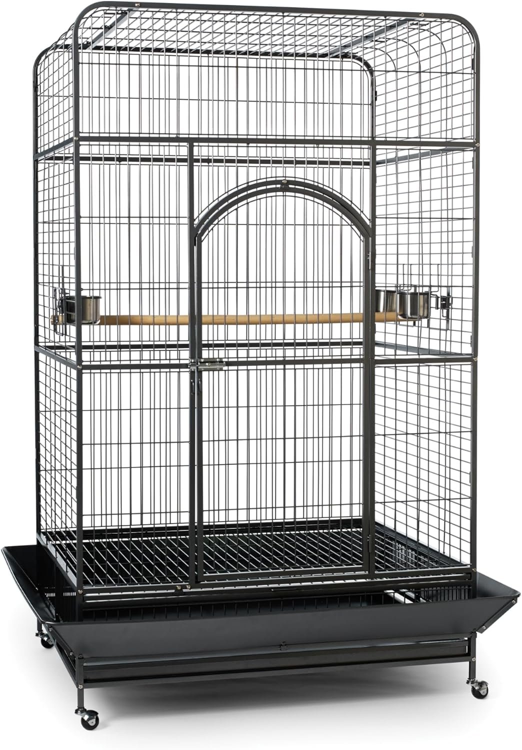 Prevue Pet Products Empire Bird Cage, X-Large, Black Hammertone,46″ L x 36″ W x 78 1/4″ H