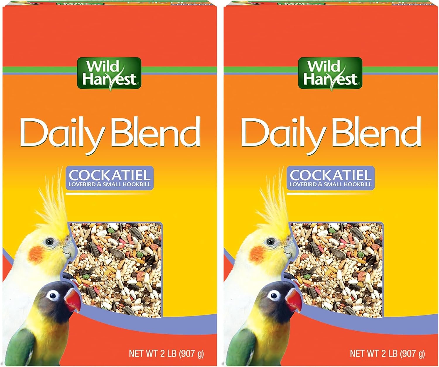 Daily Blend Bird Nutrition, 2 Pound | Pack of 2 | Orange | 32 Ounce