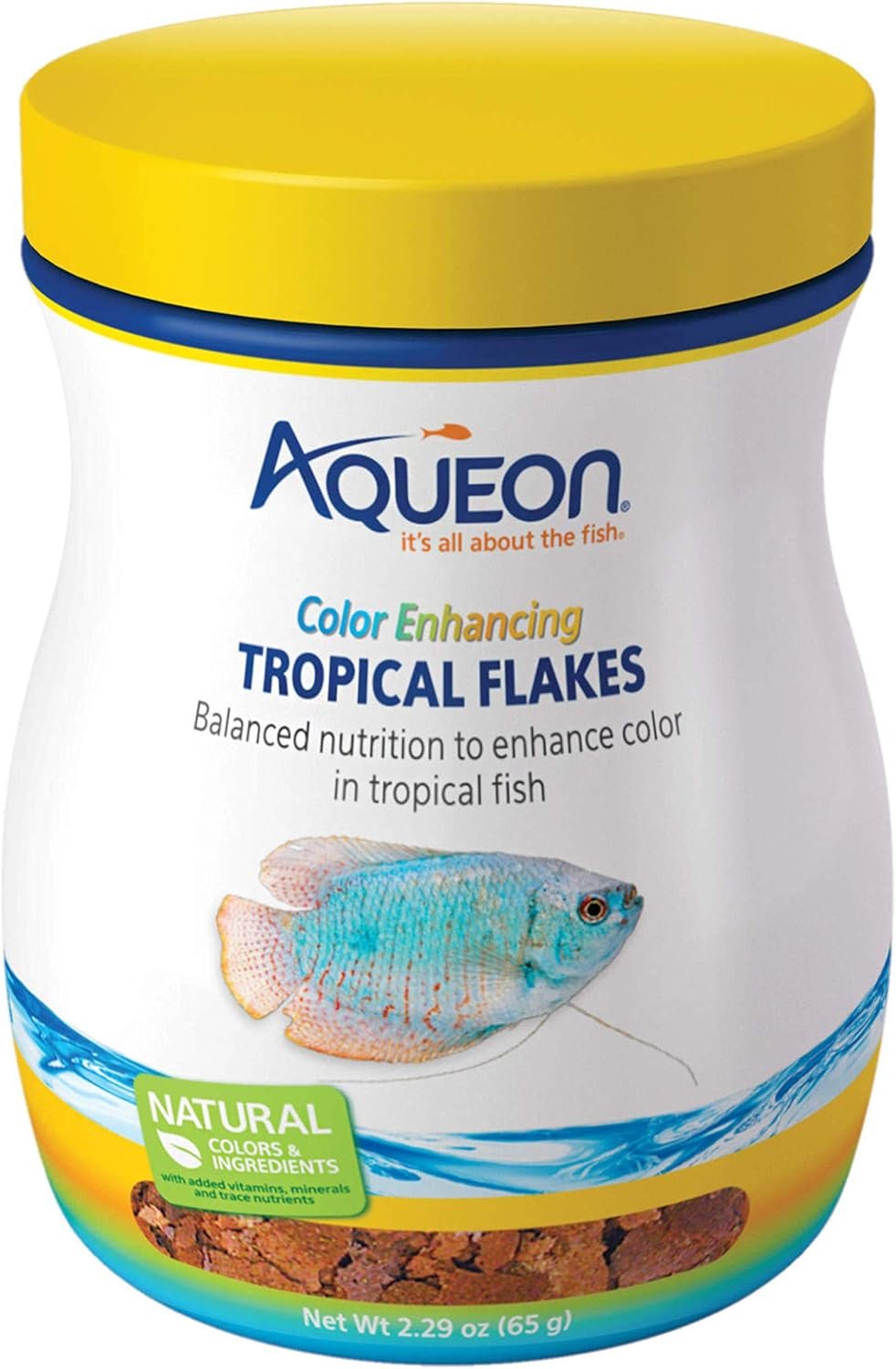 Aqueon Tropical Flakes Color Enhancing 2.29 Ounces Color
