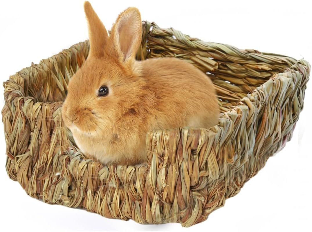 SunGrow Rabbit Bed, Portable, Hand-Made Comforter, Lightweight, Durable, Comfortable, Suitable for Small Animals