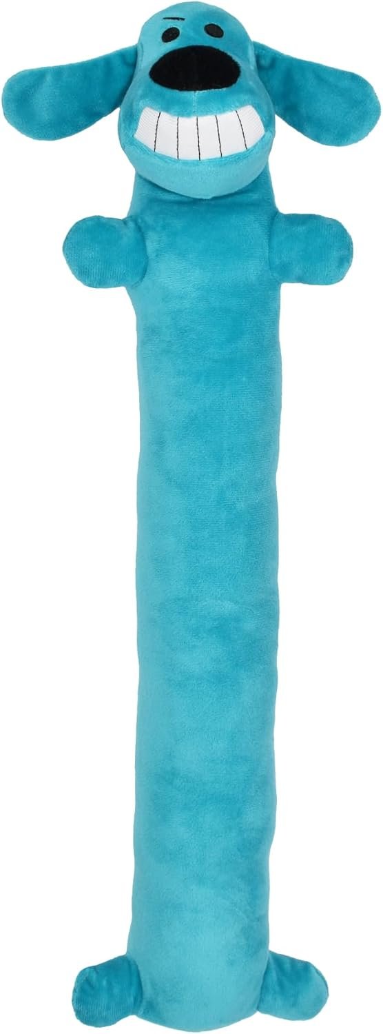 Multipet Original Loofa Dog Plush Toy – Squeaky Toy for All Dogs – Extra Soft Plush – Stuffed Animal Dog Toys for Playing (1 Count, 24”, Random Color Surprise)