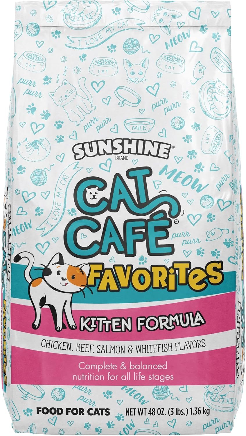 Cat Café Kitten Essentials Cat Food, 3lb | Affordable & Wholesome Nutrition