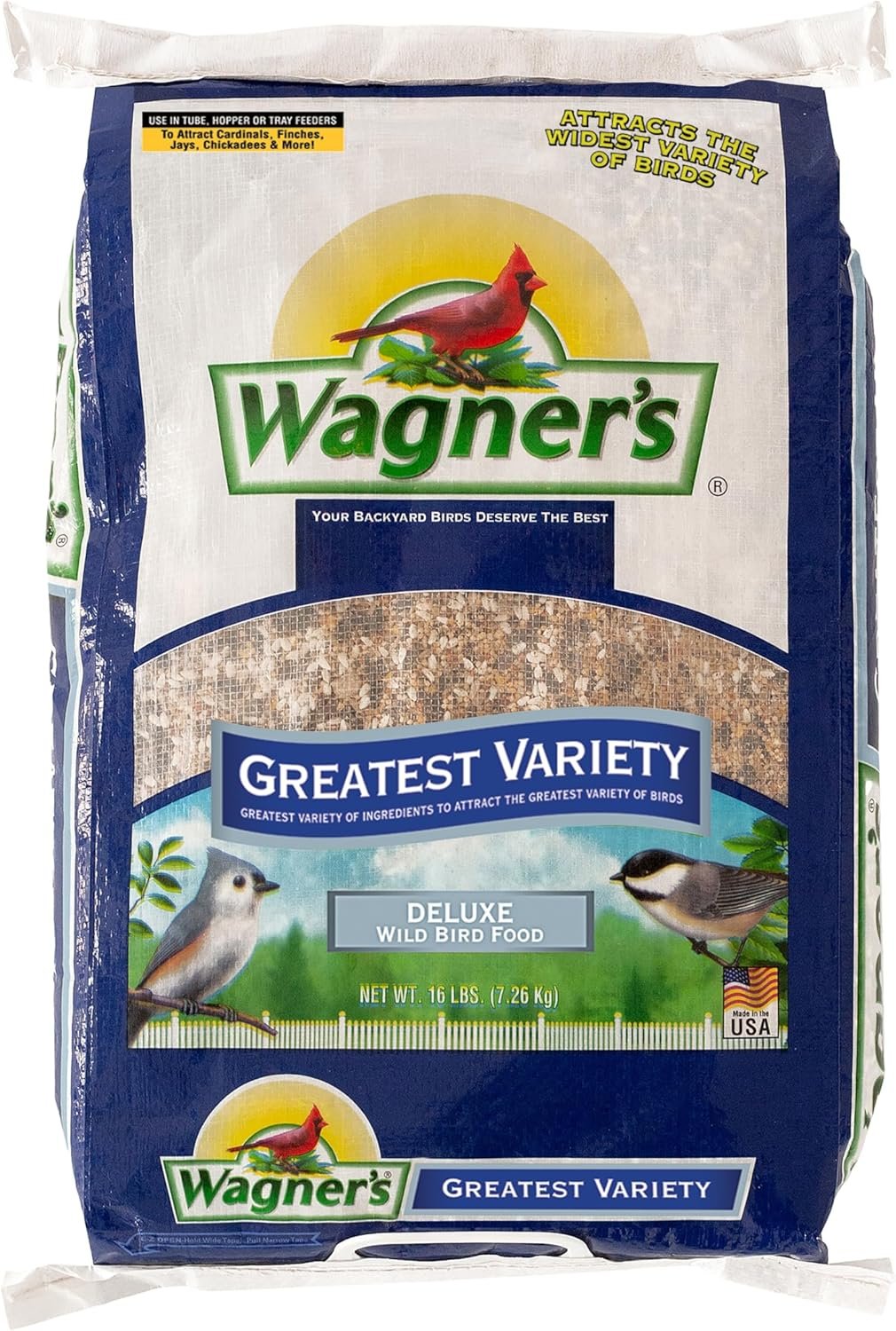 Wagner’s 62059 Greatest Variety Blend Wild Bird Food, 16-Pound Bag