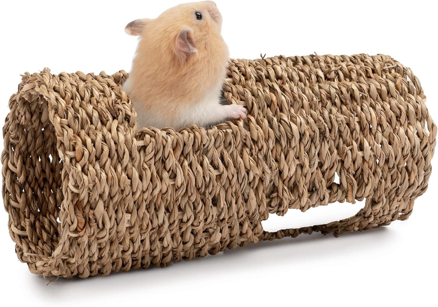 Niteangel Creative & Composable Hamster Tunnel – DIY & Build Unique Tube Burrow as Hideout for Small Sized Animals Like Hamsters Mouse Gerbils Mice (7.5-inch L – HC)