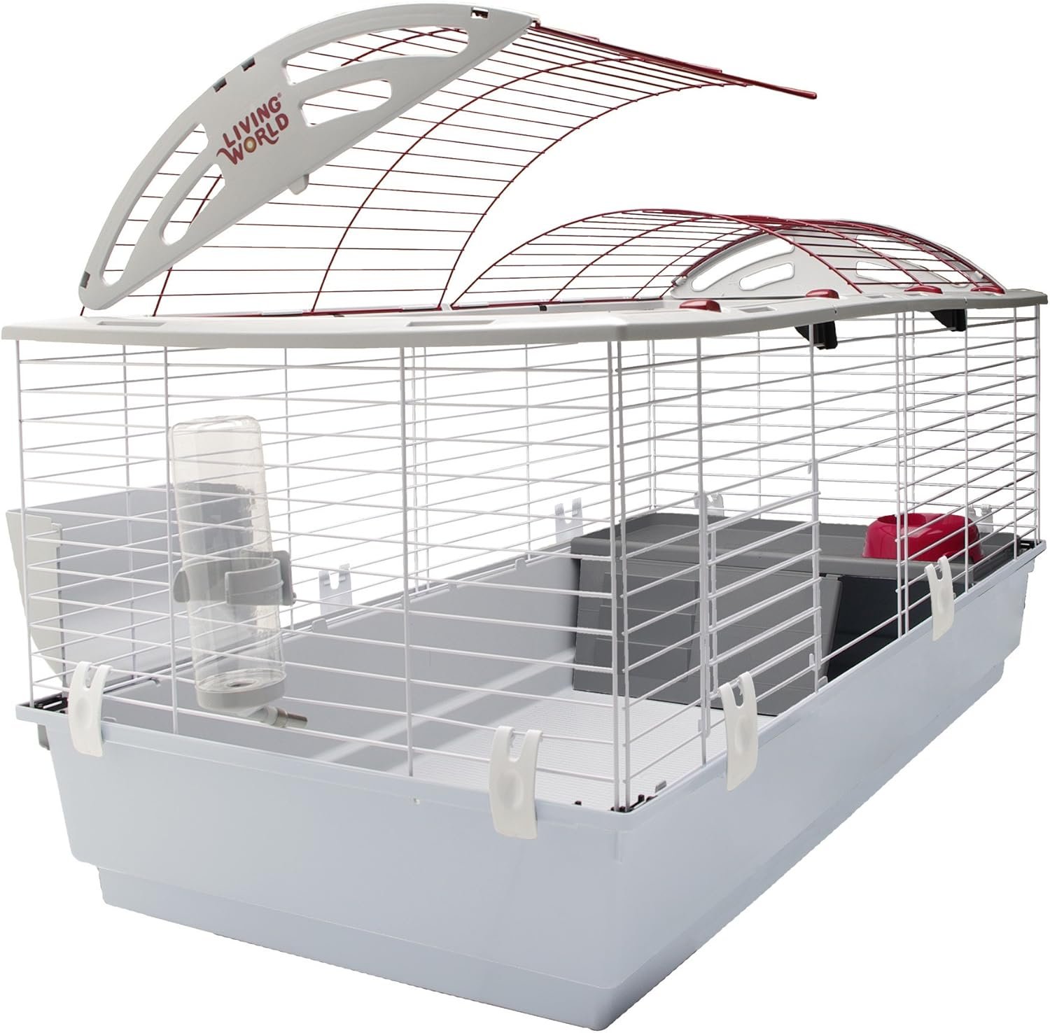Living World – Deluxe Hybrid Habitat, X-Large – Rabbit, Guinea Pig, Chinchillas, and Small Animal Cage