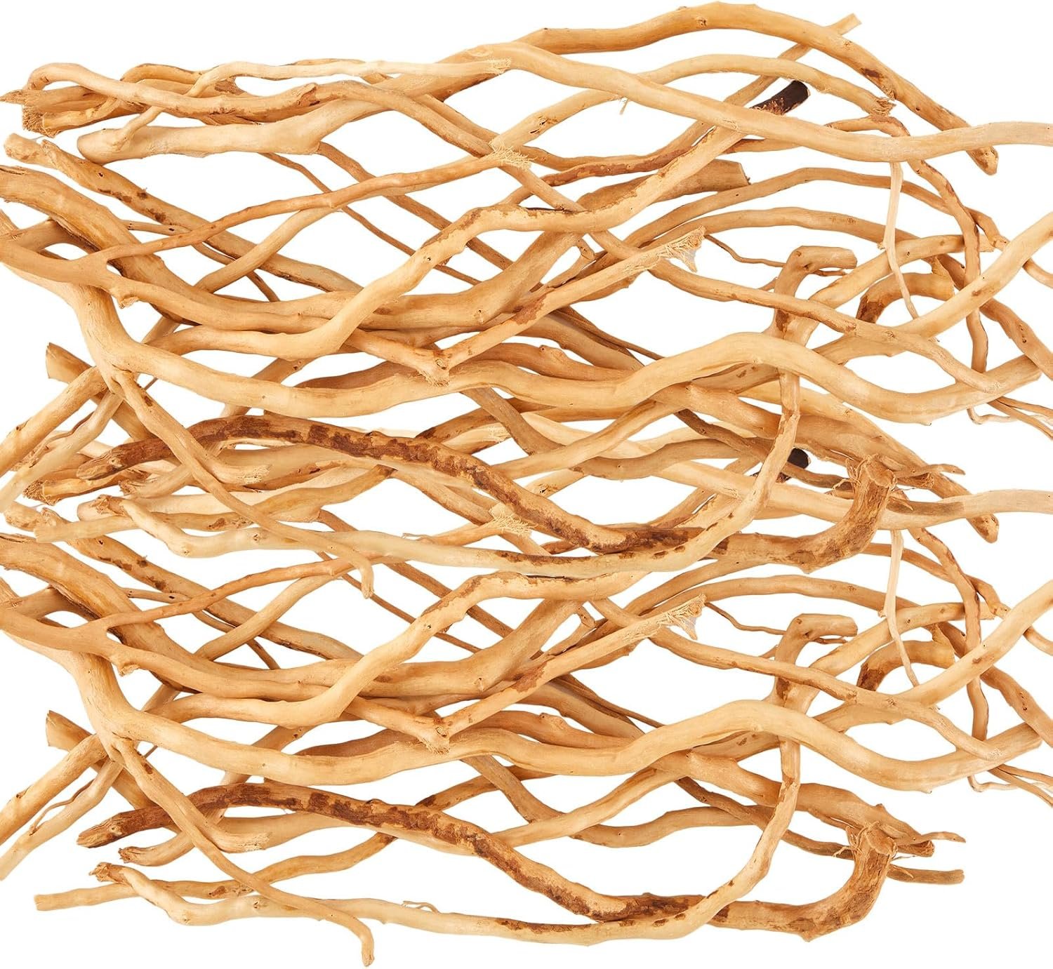 150g Natural Driftwood for Aquarium 12”-16” Reptile Branches Terrarium Wood Long Driftwood for Aquarium Assorted Shapes Natural Decor