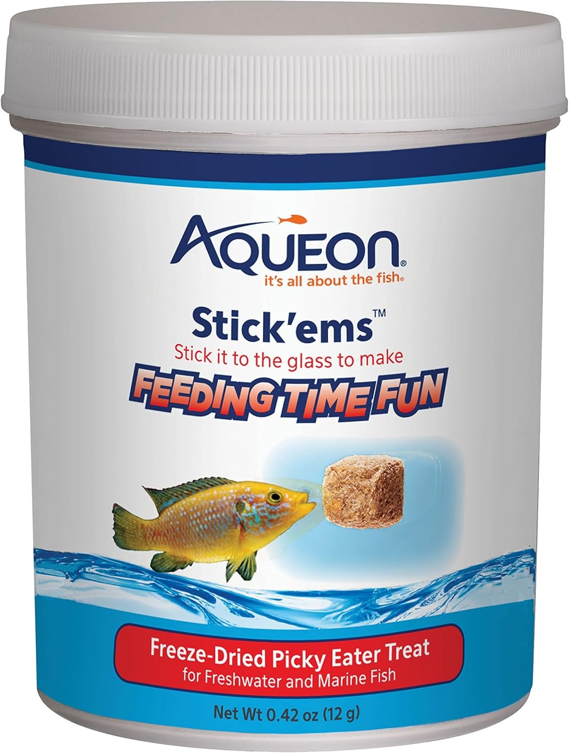 Aqueon Stick’ems Freeze-Dried Picky Eater Pet Fish Treat