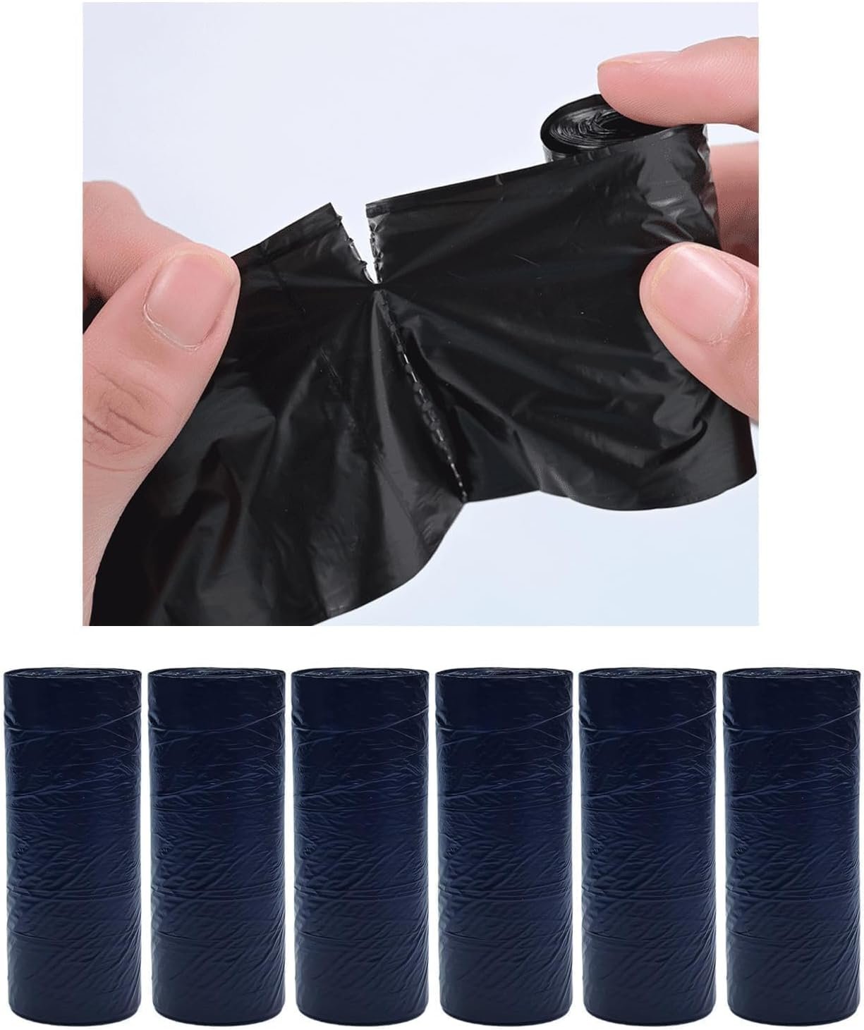 Pet Supplies,Poop Bags,Black,90 pcs